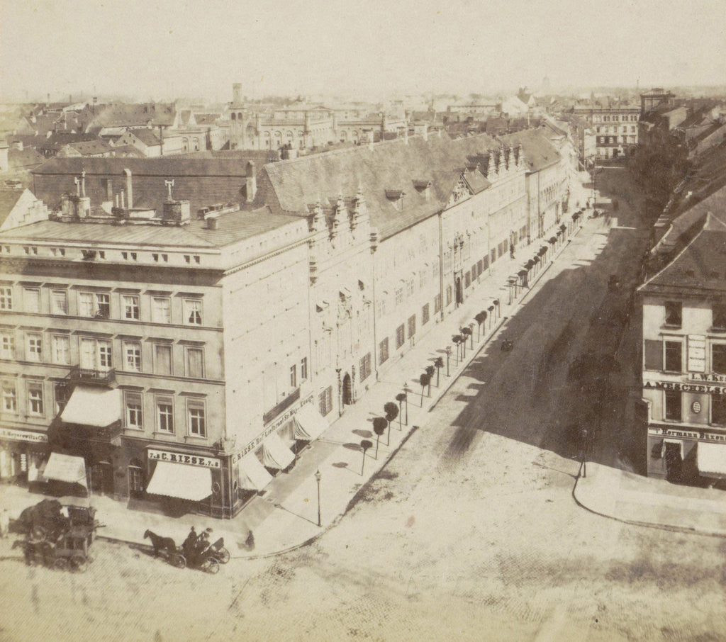 Detail of Berlin, v. Schloss n. D. Width Str, Germany by Johann Friedrich Stiehm