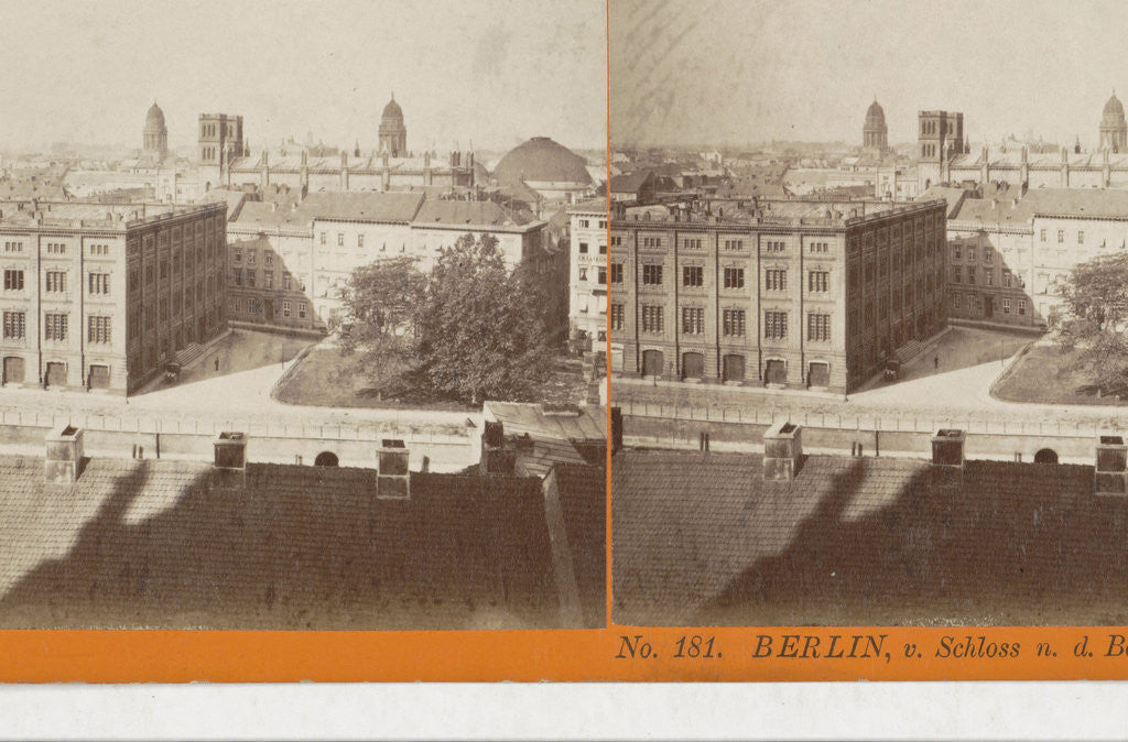 Detail of Berlin, v. Schloss n. D construction Academie, Germany by Johann Friedrich Stiehm