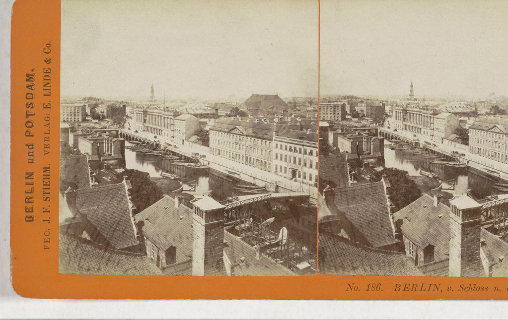 Detail of Berlin, v. Schloss n. D. Burg-Str, Germany by Johann Friedrich Stiehm