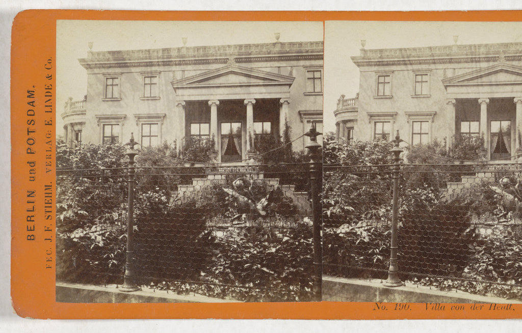 Detail of Villa von der Heidt, Berlin, Germany by Johann Friedrich Stiehm