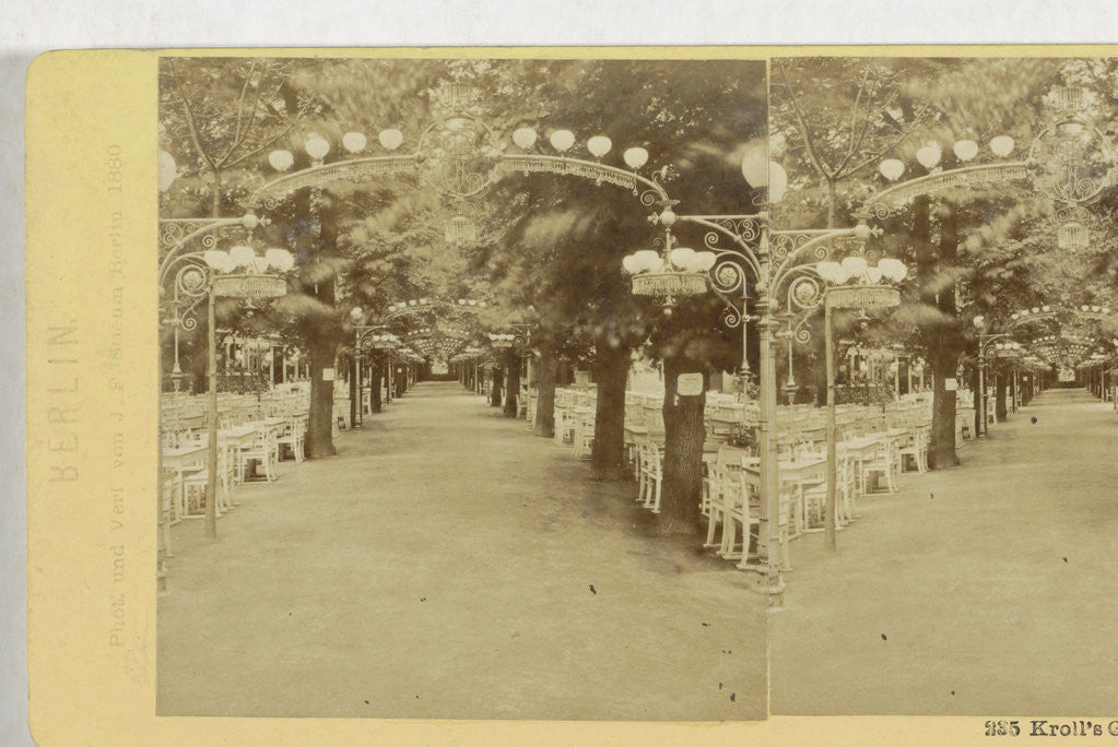 Detail of Kroll's garden, Germany by Johann Friedrich Stiehm