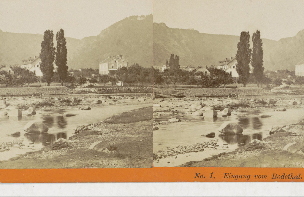 Detail of Bodethal, Germany by H. Selle & E. Linde & Co