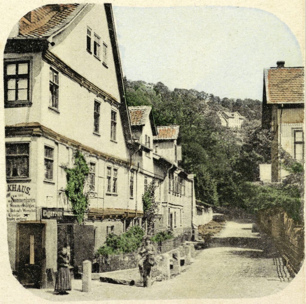 Detail of Harz The Inn on the Hexentanzplatz, Germany by H. Selle
