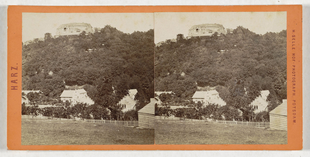 Detail of Harz Wernigerode Castle of Kuster's Kamp, Germany by H. Selle