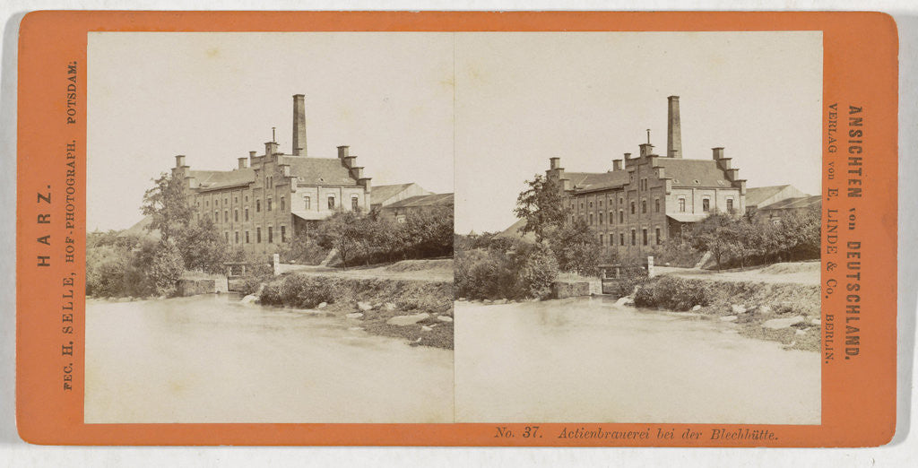 Detail of Actienbrauerei bei der Blechhutte by H. Selle & E. Linde & Co