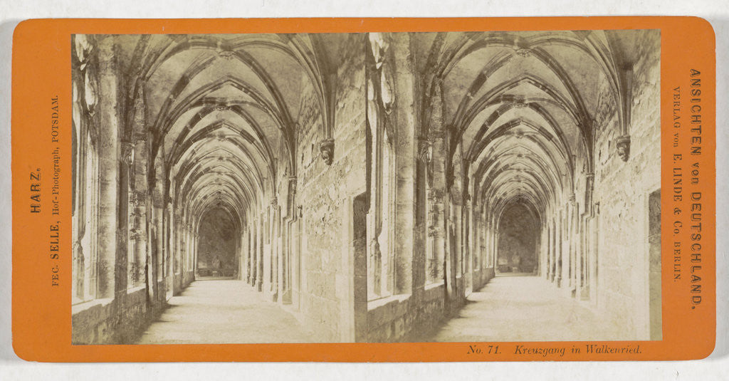 Detail of Kreuzgang in Walkenried, Germany by H. Selle & E. Linde & Co