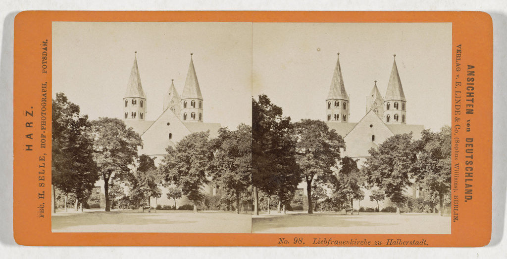 Detail of Liebfrauenkirche Halberstadt, Germany, H. Selle by Sophus Williams & E. Linde & Co