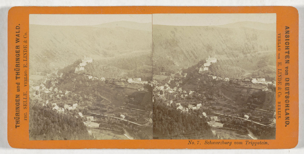 Detail of Schwarzenburg vom Trippstein by H. Selle & E. Linde & Co