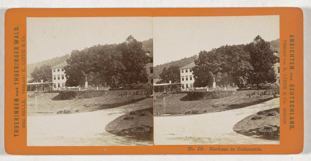 Detail of Kurhaus Liebenstein, Germany by H. Selle & E. Linde & Co