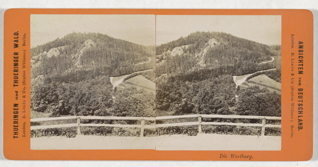 Detail of Die Wartburg, Germany by Sophus Williams & E. Linde & Co