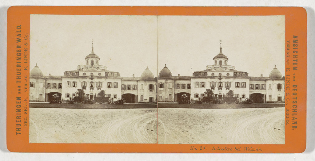 Detail of Belvedere Weimar, Germany by H. Selle & E. Linde & Co