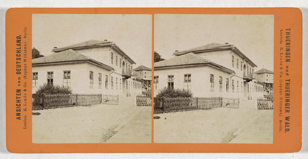 Detail of Radehaus in Salzungen, Germany by Sophus Williams & E. Linde & Co