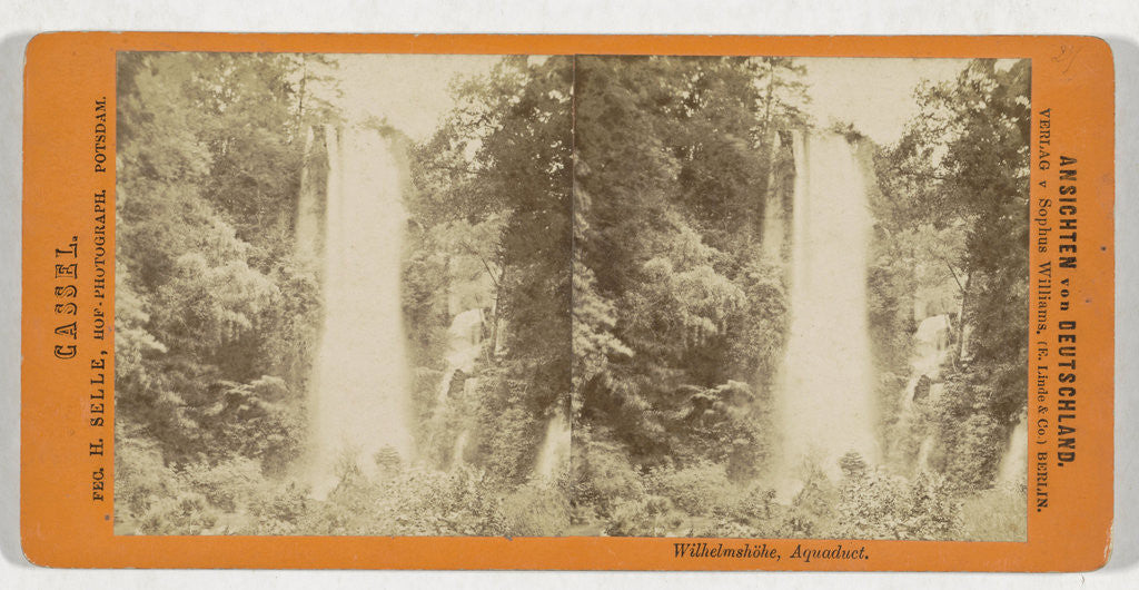 Detail of Wilhelmshohe, Aqueduct, Germany by Sophus Williams & E. Linde & Co