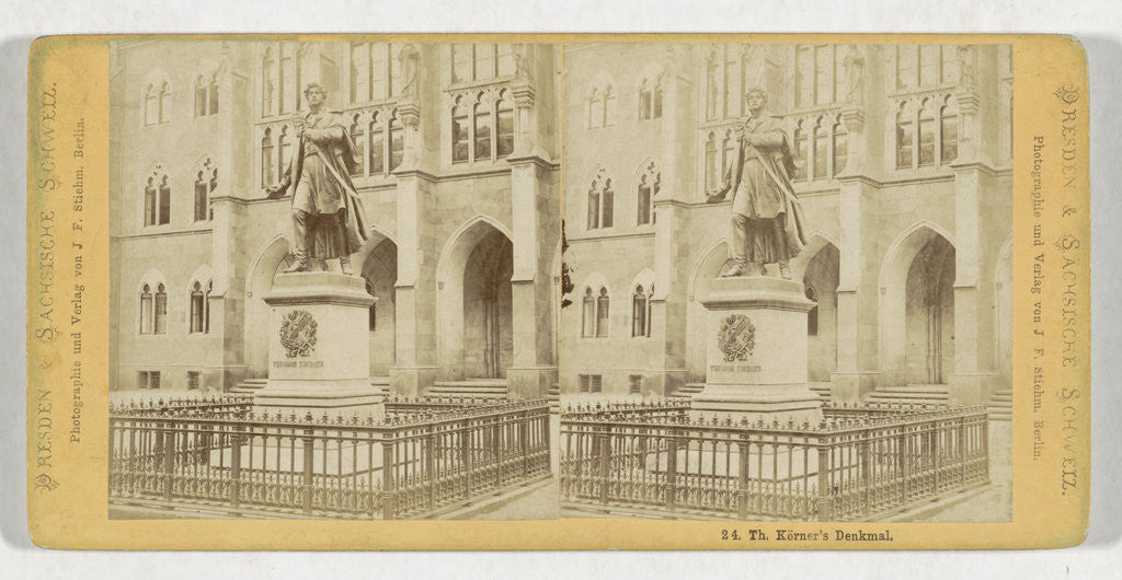 Detail of Th. Korner's Denkmal, Germany by Johann Friedrich Stiehm