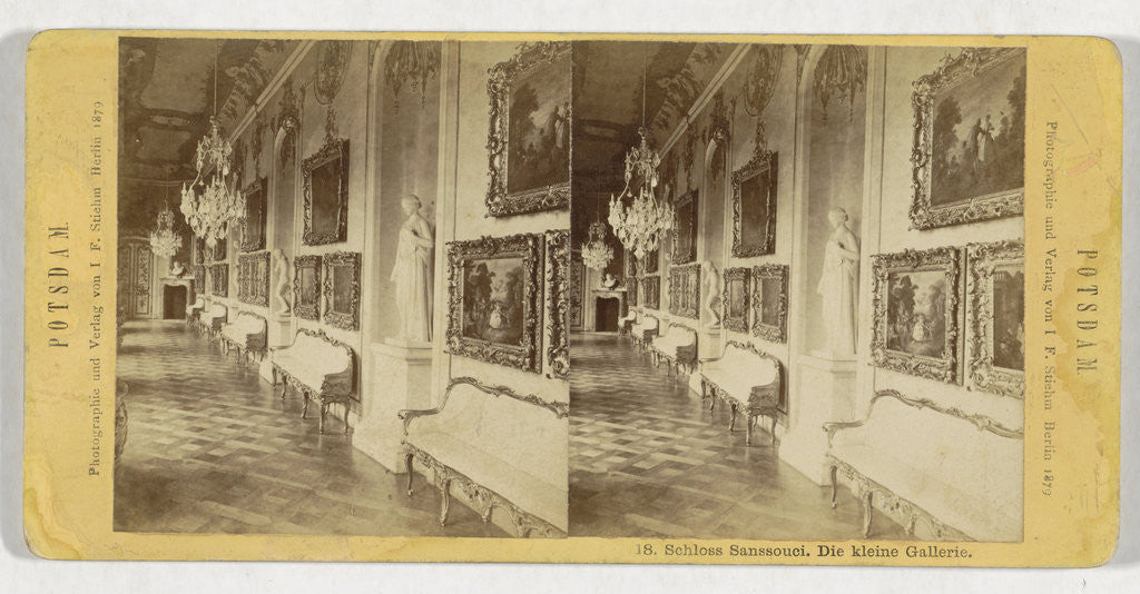 Detail of Schloss Sanssouci little Gallerie, Germany by Johann Friedrich Stiehm