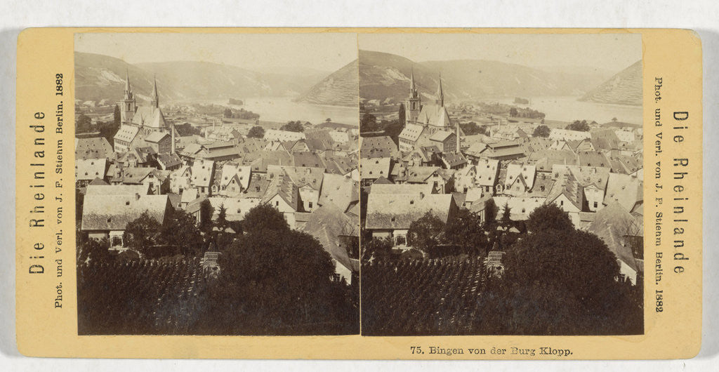 Detail of Prize von der Burg Klopp, Germany by Johann Friedrich Stiehm