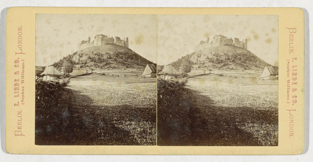 Detail of Ruine Tollenstein, St. Georgenthal in Bohemia by Sophus Williams & E. Linde & Co