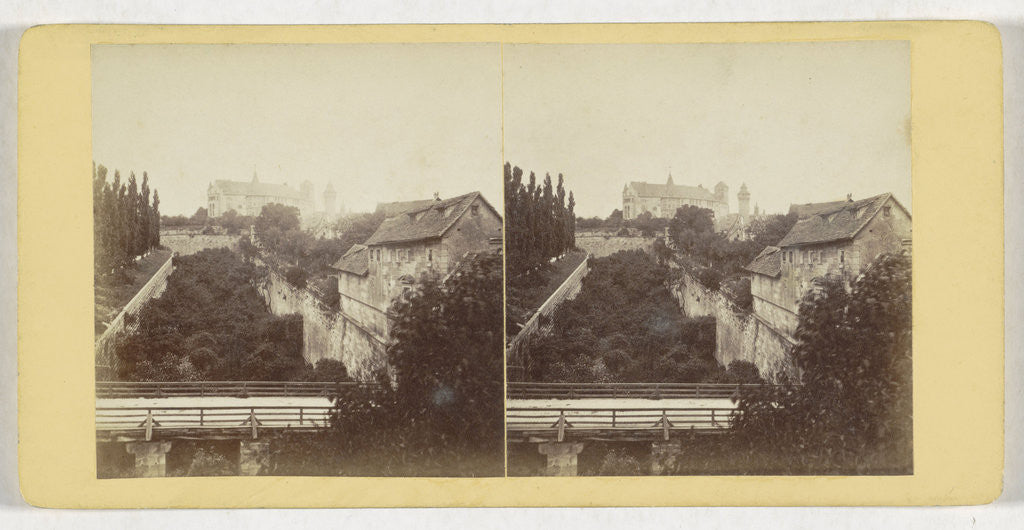 Detail of Nurnberg Burg funfseitiger Thurm, Germany by Johann Friedrich Stiehm