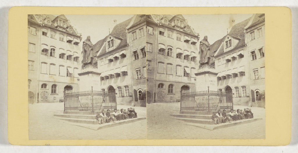 Detail of Nurnberg Albrecht Durer's Standbild, Germany by Johann Friedrich Stiehm