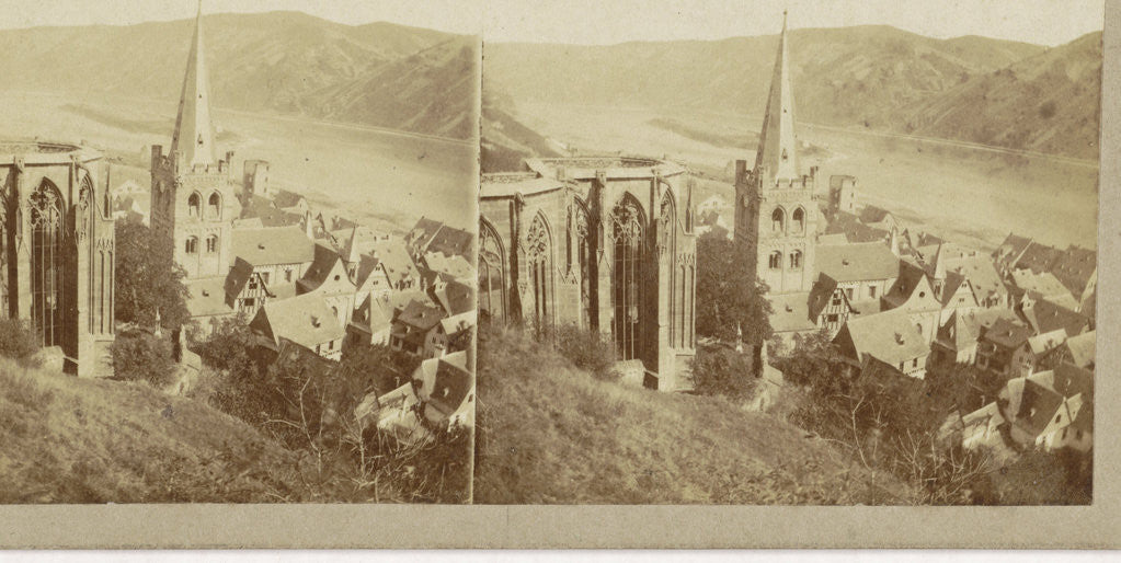 Detail of Panorama Bacharach, Germany by Anonymous