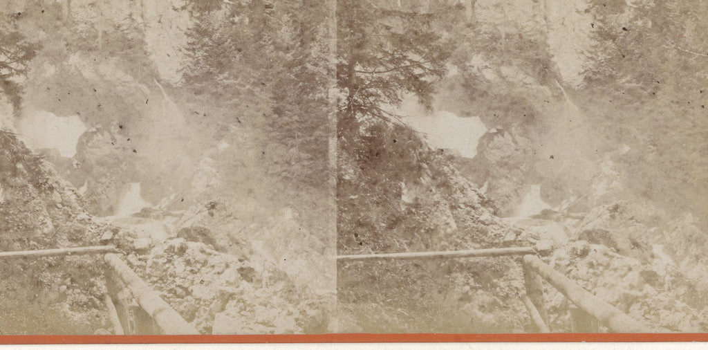 Detail of Oberer Wasserfall near Golling Austria by Seif & Co