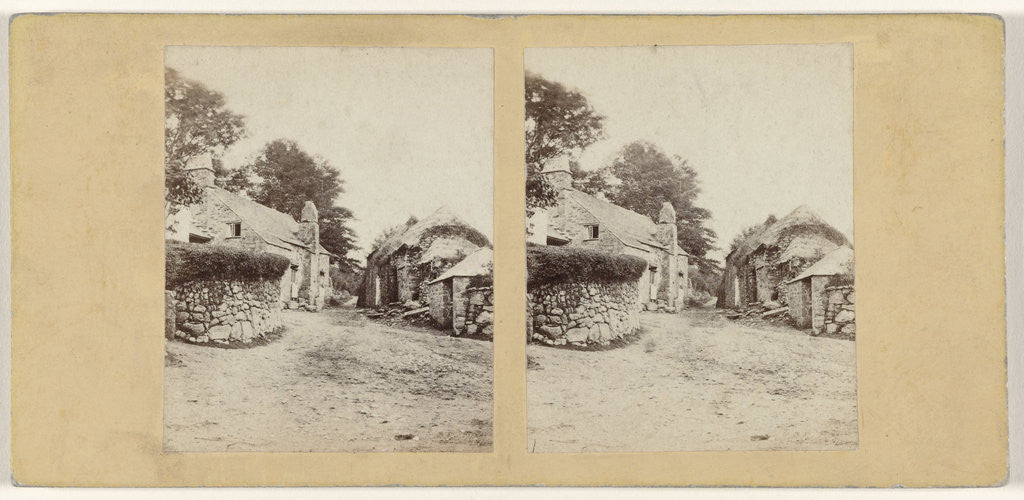 Detail of Moorland Cottage Dartmoor, Devon UK by William Palmer