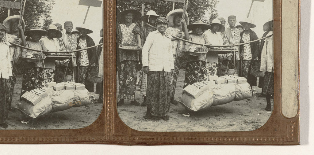 Detail of Portrait of group dressed as Indians by Anonymous