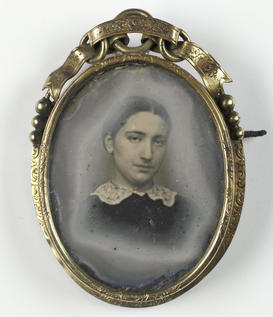 Detail of Portrait of a Young Woman by Anonymous