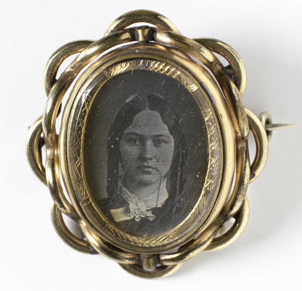 Detail of Portrait of a Young Woman by Anonymous