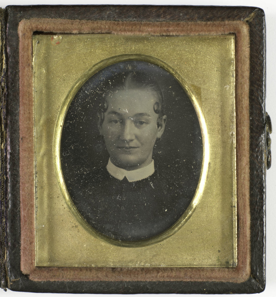 Detail of Portrait of a Young Woman by Anonymous