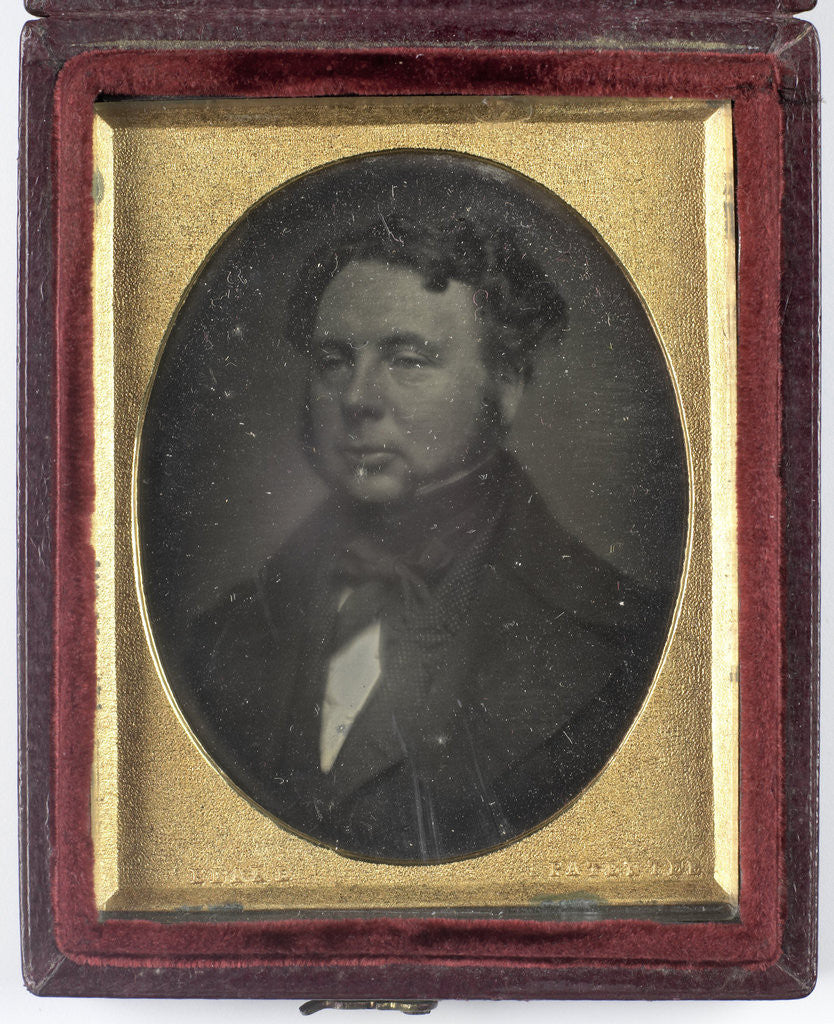 Detail of Portrait of an unknown man by Richard Beard