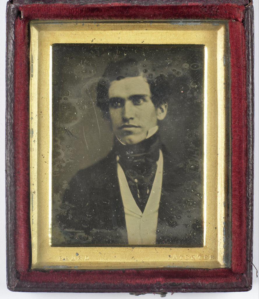 Detail of Portrait of an unknown young man by Richard Beard