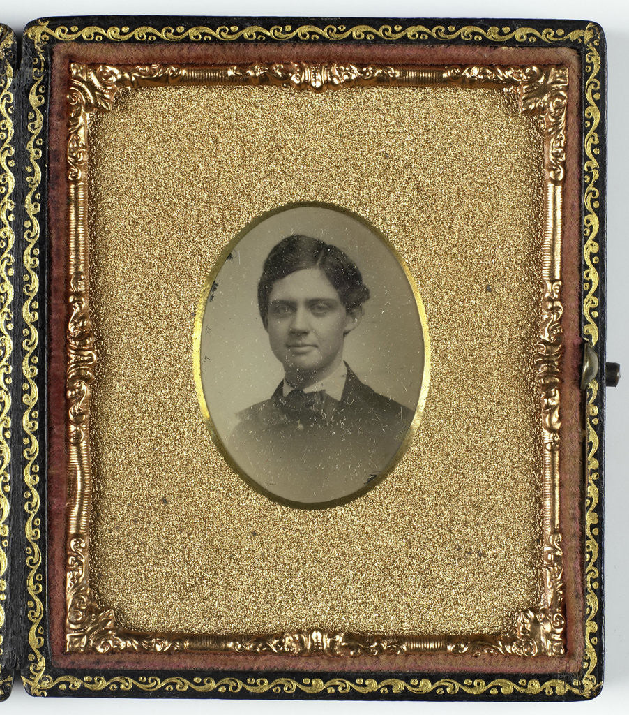 Detail of portrait of a young man by Anonymous