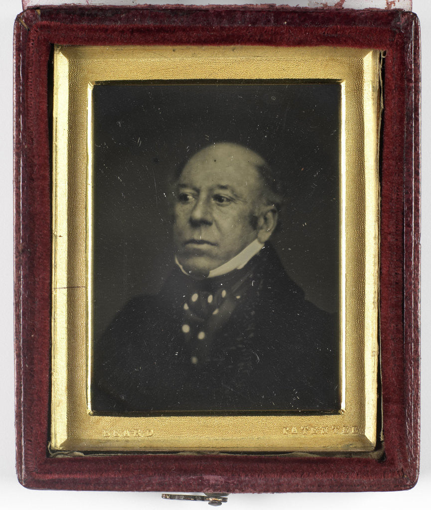 Detail of Portrait of an unknown man by Richard Beard