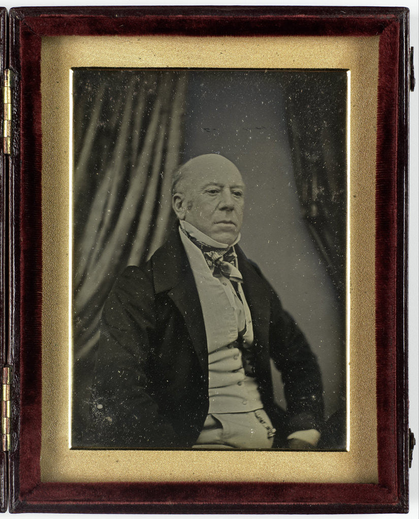 Detail of Portrait of an unknown man by Richard Beard