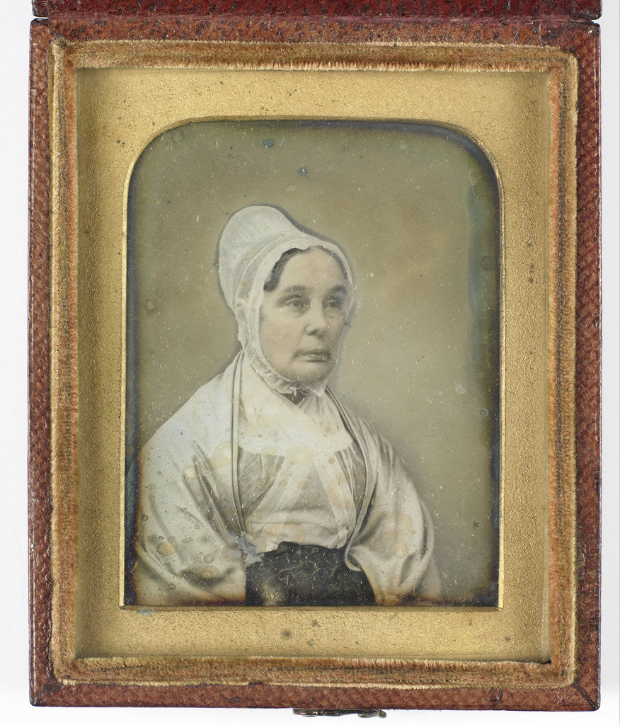 Detail of Portrait of a woman in costume by Anonymous