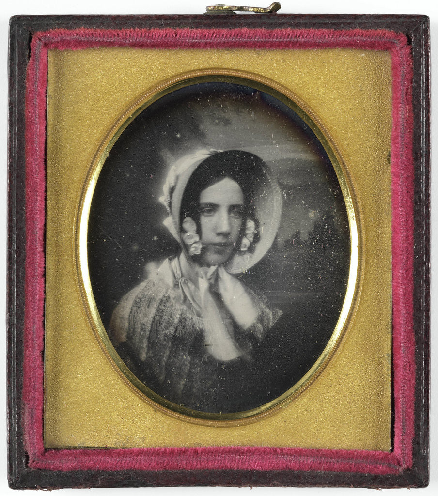 Detail of Portrait of a Young Woman by Anonymous