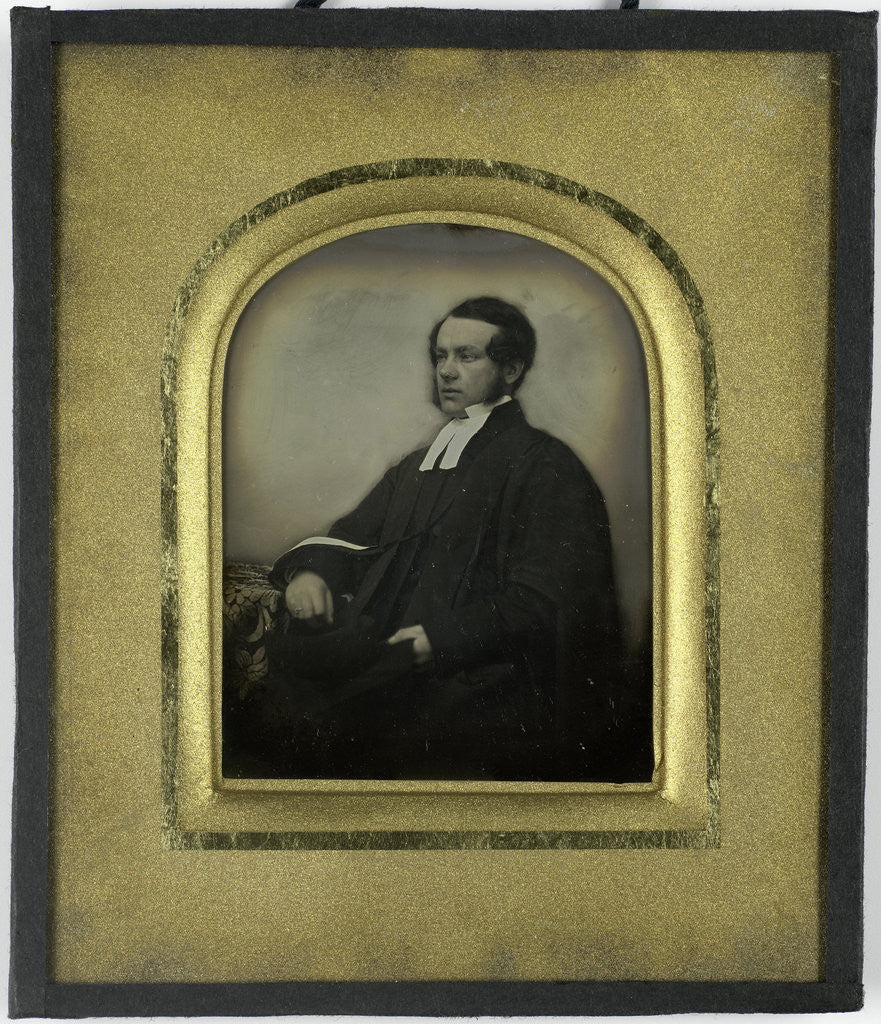 Detail of Portrait of a clergyman by Anonymous