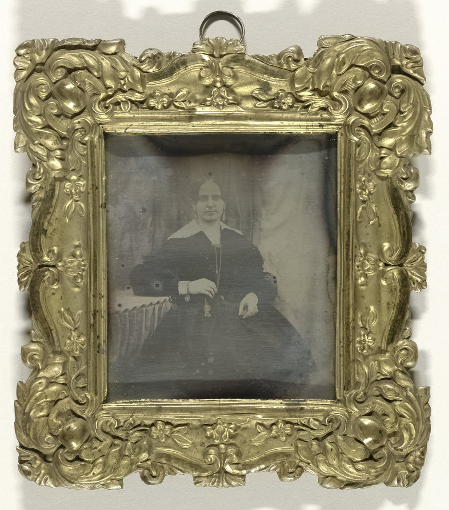 Detail of Portrait of a woman by W.E. Kannegiesser