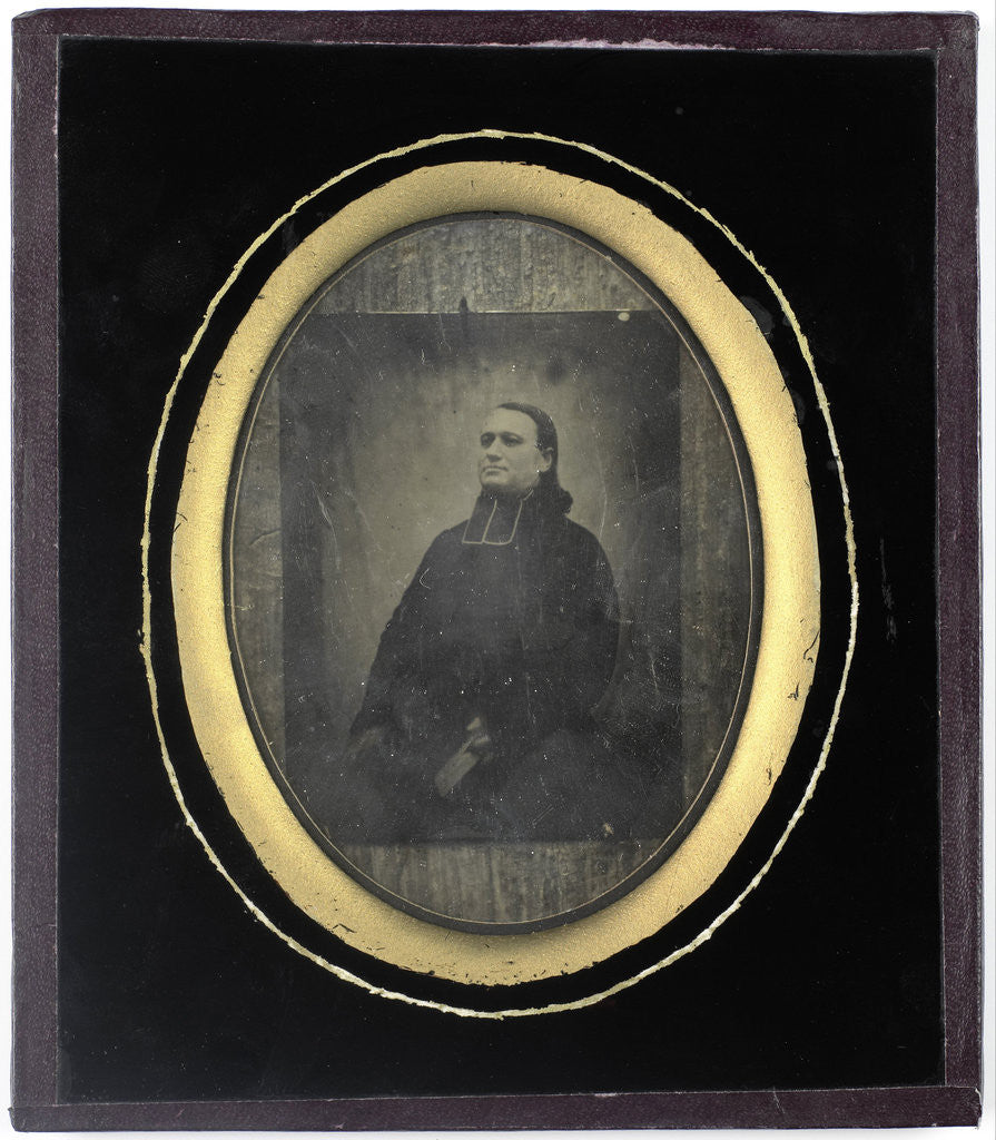 Detail of Portrait of a man by Leroux