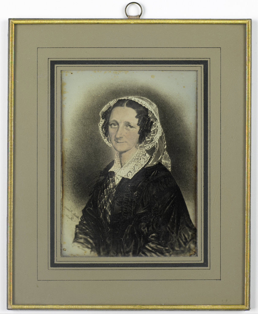 Detail of Portrait Miniature of a woman by Anonymous