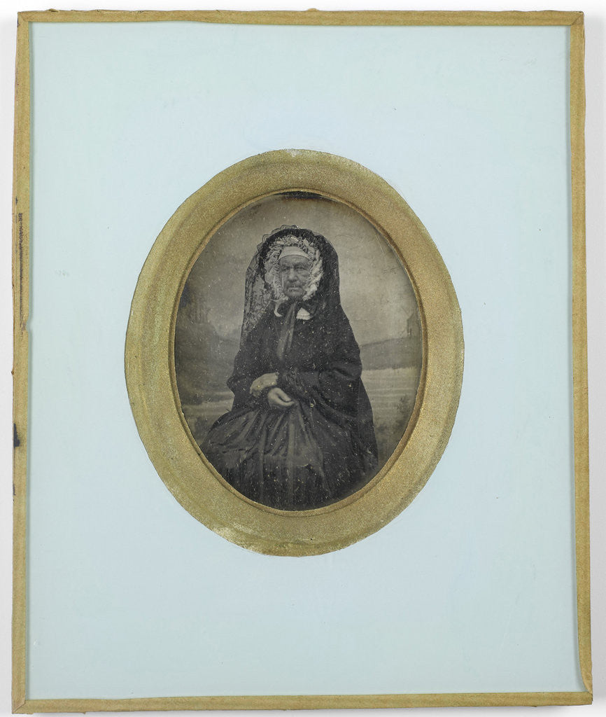 Detail of Portrait of an old woman by Anonymous