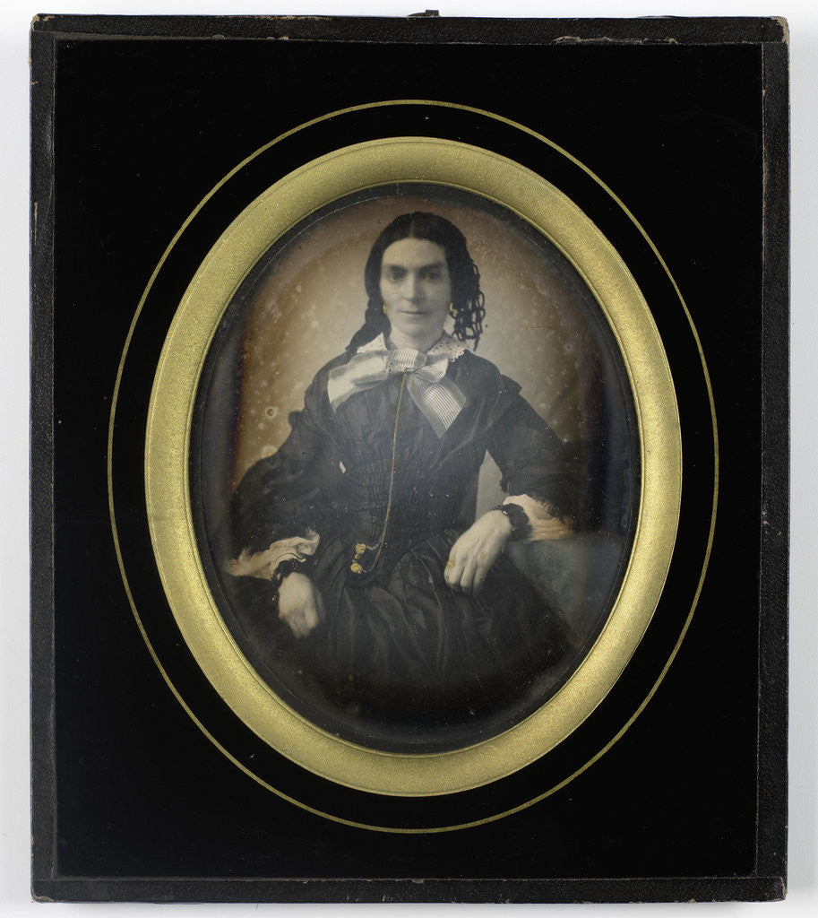 Detail of Portrait of a woman by H.H. Roelse