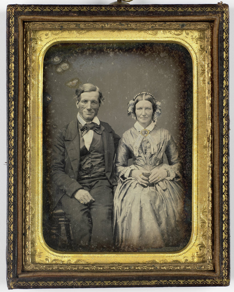 Detail of Portrait of a couple by Anonymous