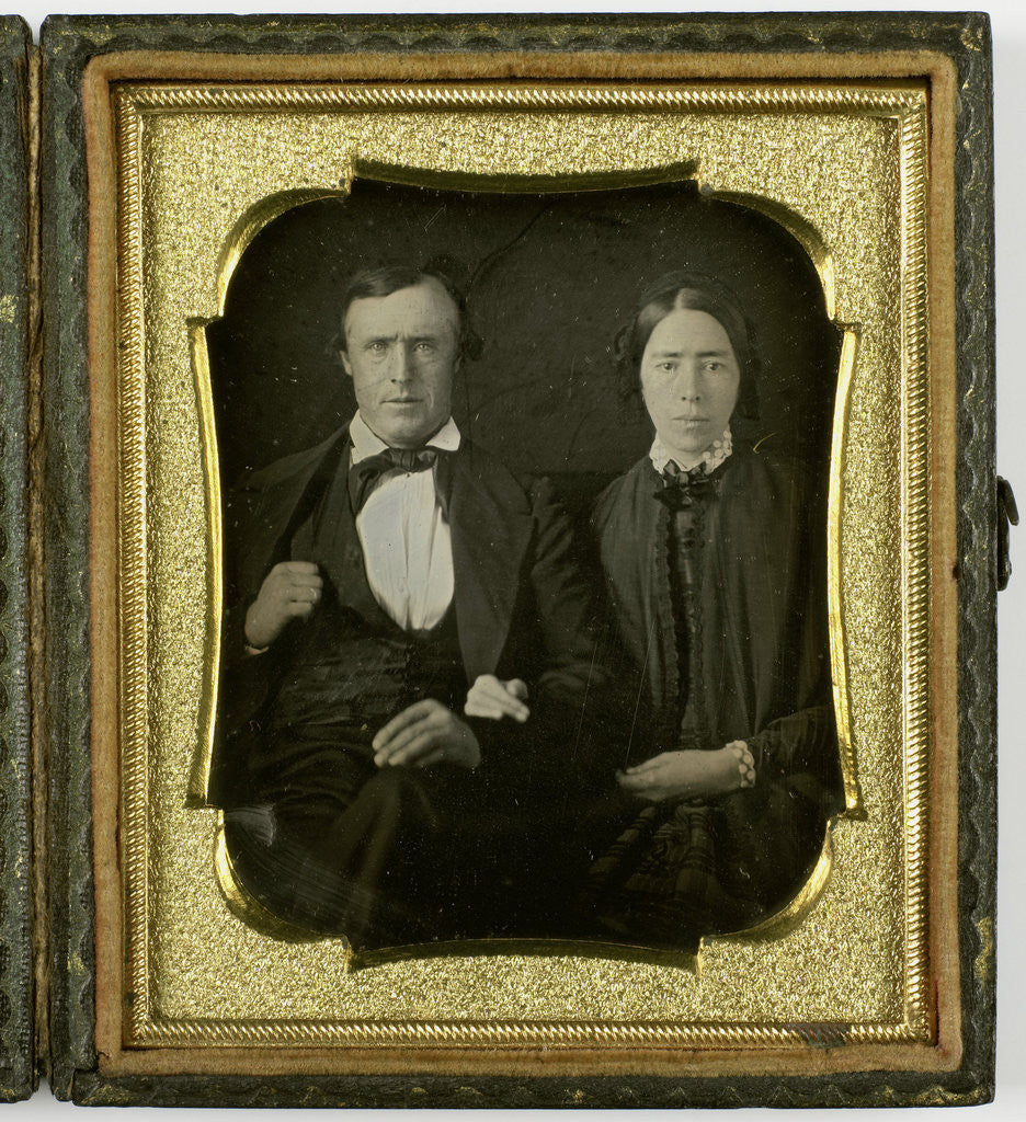 Detail of Portrait of a couple by Anonymous