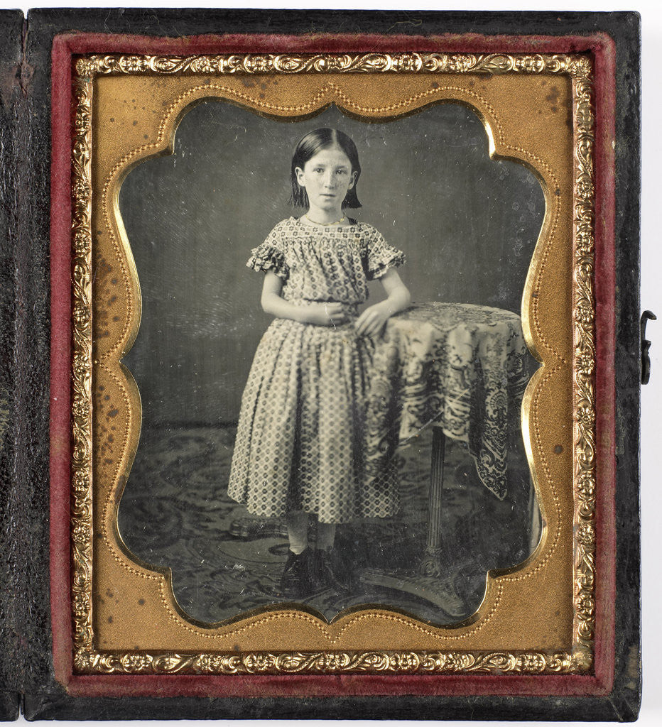 Detail of Portrait of a girl by Anonymous