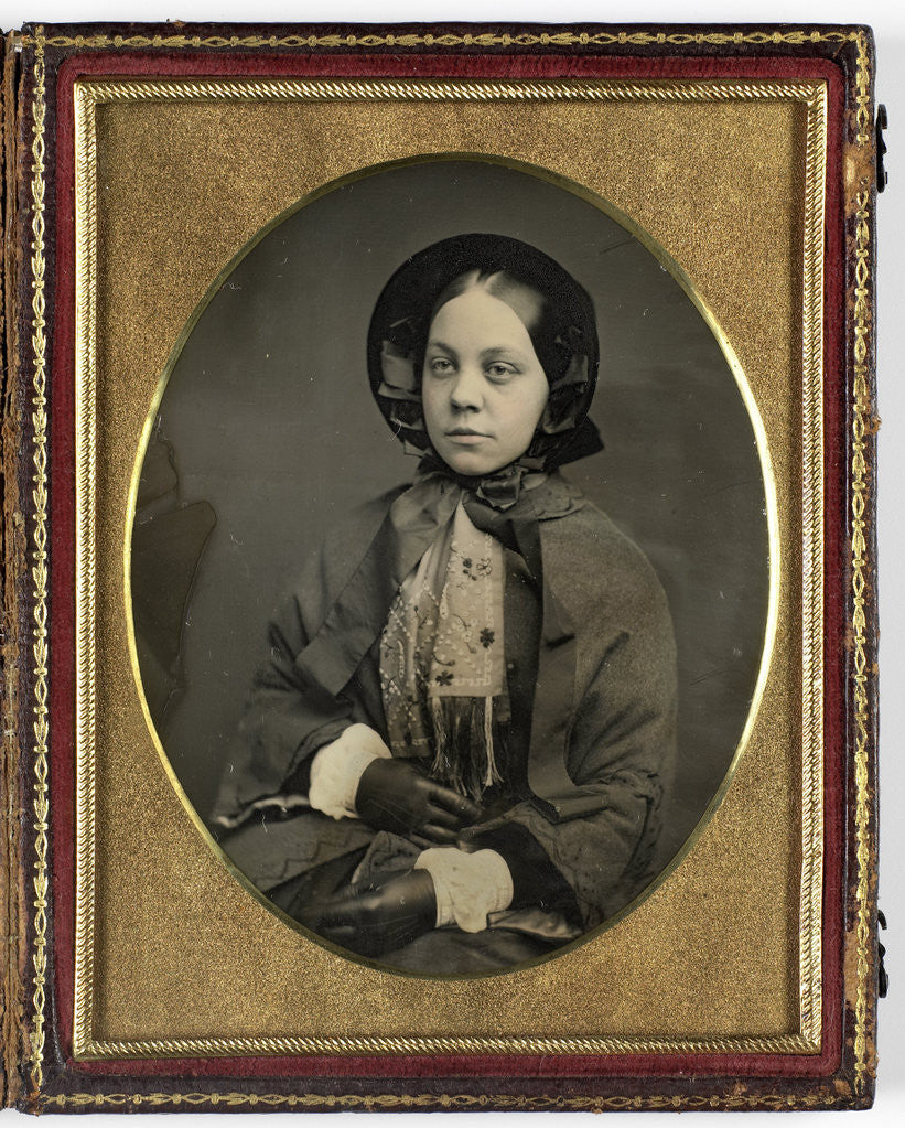 Detail of Portrait of a girl by Anonymous