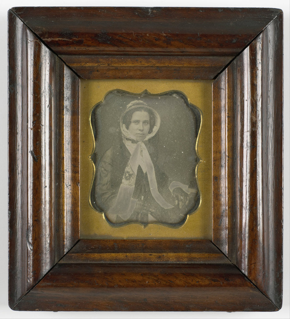 Detail of Portrait of a woman by Anonymous