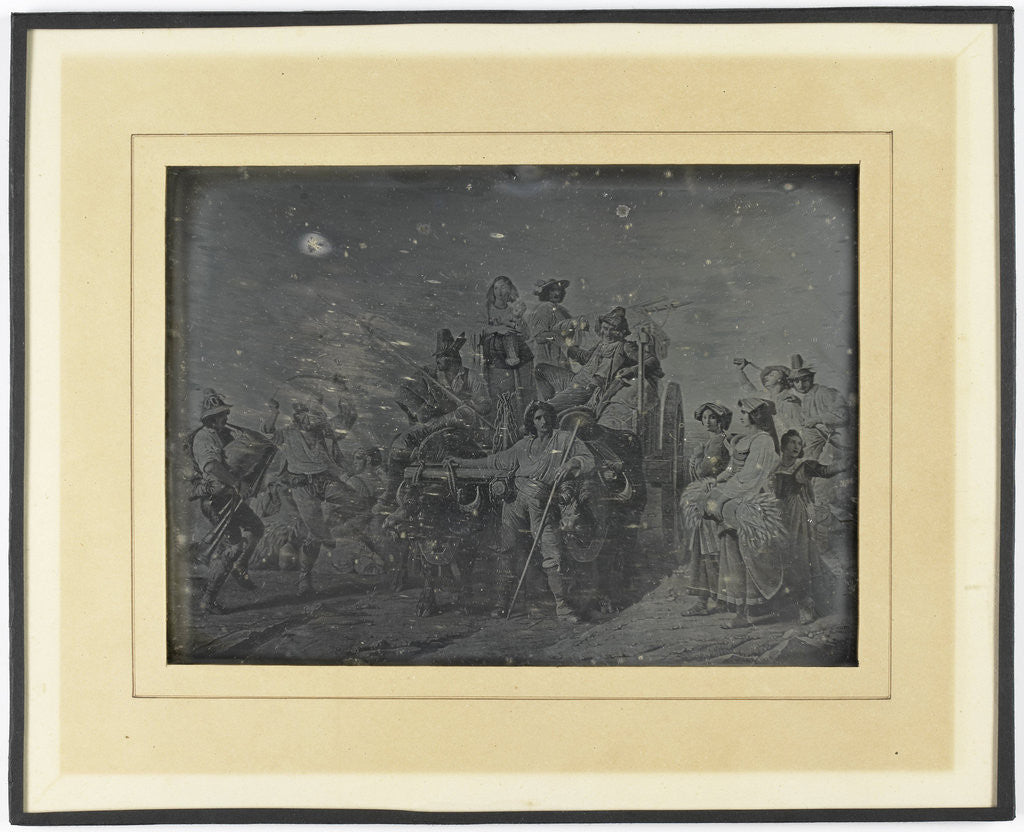 Detail of L. Robert Rome 1830 by V. Chevallier Vincent