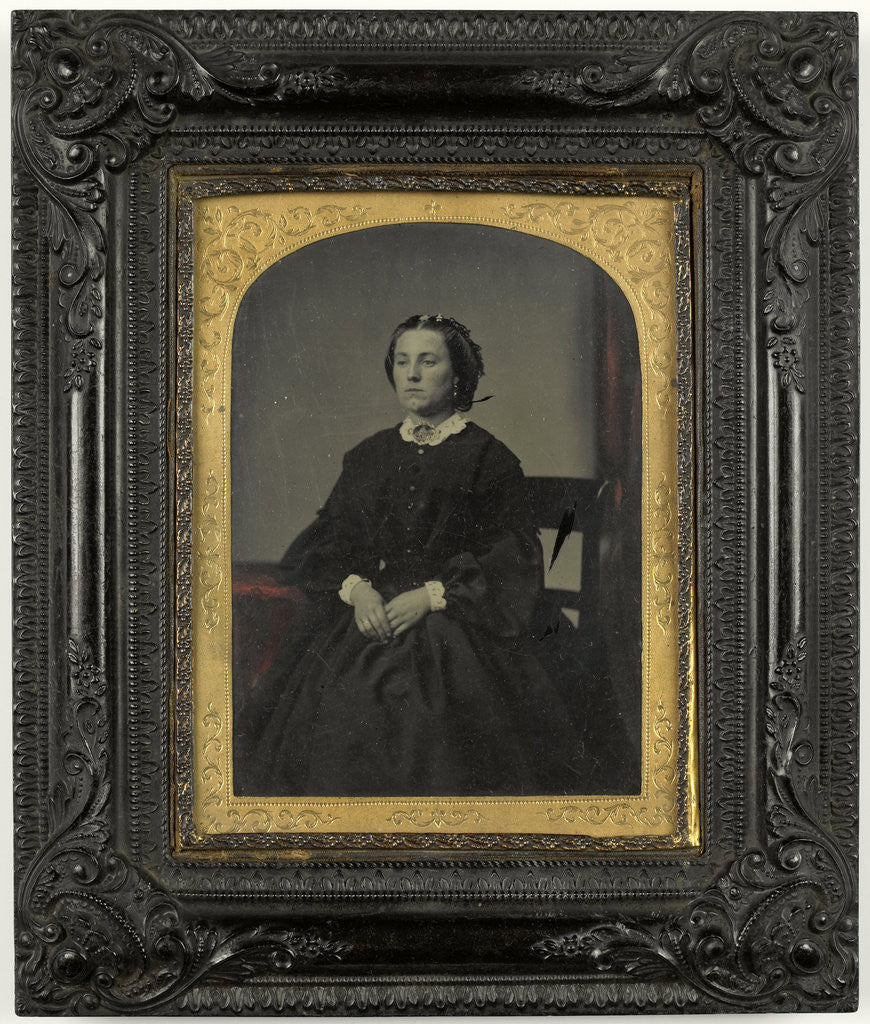 Detail of Portrait woman by Anonymous